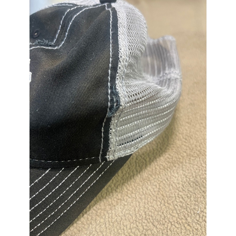 Tim Hawkins Hat Cap Snap Back Black Distressed Trucker Adjustable - Picture 14 of 15